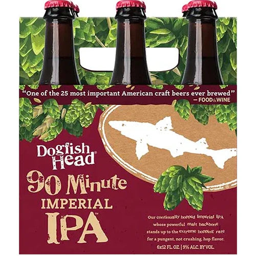 Dogfish Head 90 Minute IPA (6 pack bottles) – San Francisco Tequila Shop