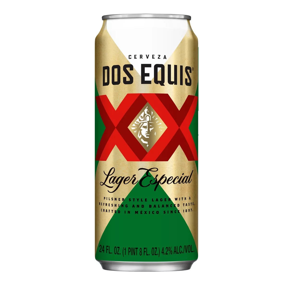 Dos Equis Mexican Lager Beer Single - 24 fl oz Can - SF Tequila Shop