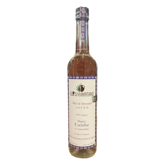 El Samaritano Mezcal Artesanal Cuishe 750ml - SF Tequila Shop