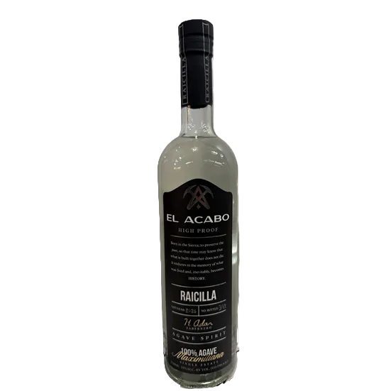 El Acabo High Proof Raicilla 750ML - SF Tequila Shop