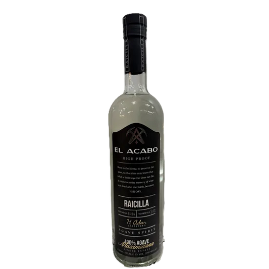 El Acabo High Proof Raicilla 750ML - SF Tequila Shop
