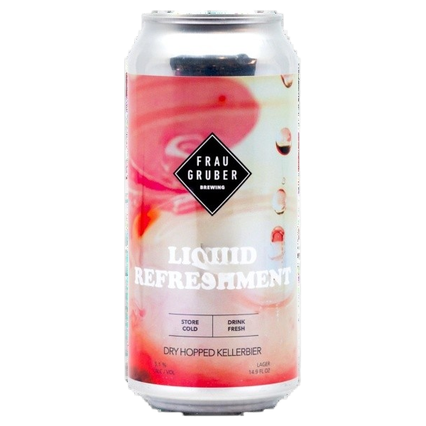 Fraugruber Liquid Refreshment Hoppy Unfiltered Kellerbier 440ml - SF Tequila Shop