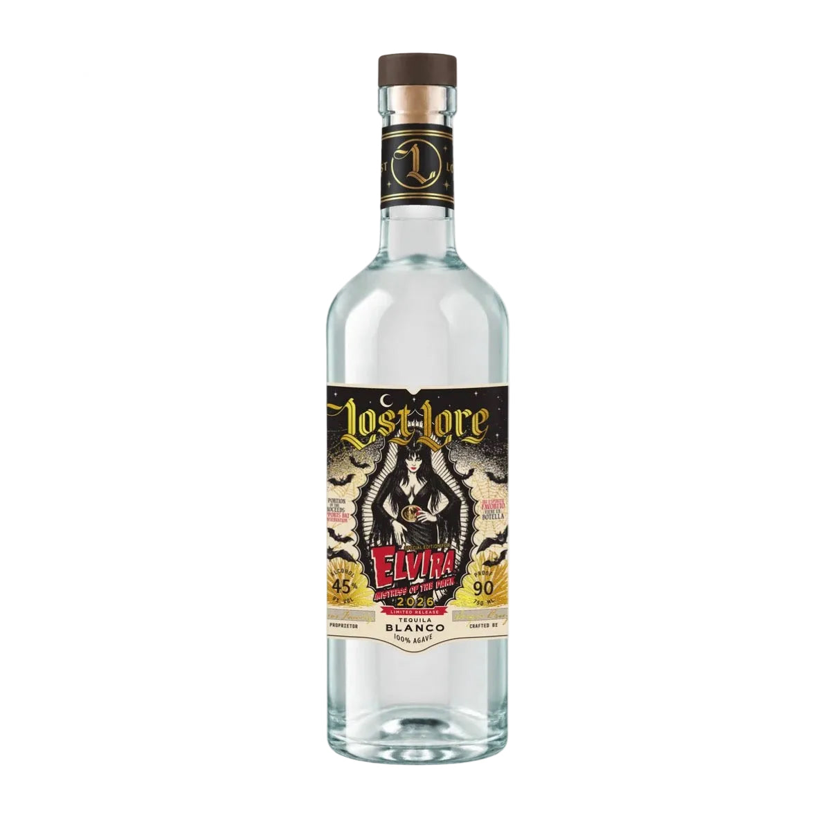 Lost Lore x Elvira Mistress of the Dark Tequila Blanco 750ML