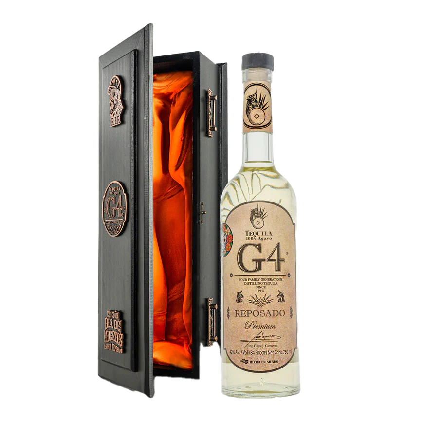 G4 Reposado de Madera Dia de Muertos Edition Tequila with Gift Box 750ml - SF Tequila Shop