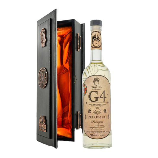 G4 Reposado de Madera Dia de Muertos Edition Tequila with Gift Box 750ml - SF Tequila Shop