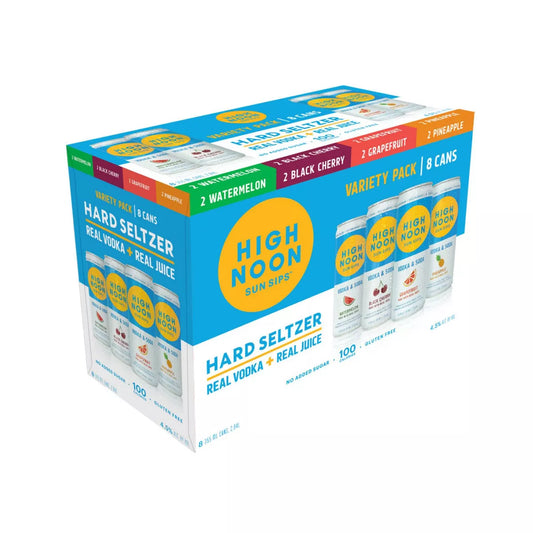 High Noon Sun Sips Hard Seltzer Variety Pack 12 Oz. 8 Pack Cans