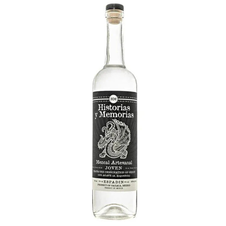 Historias y Memorias, Espadín Joven 100% Agave Mezcal Artesanal 750ML - SF Tequila Shop