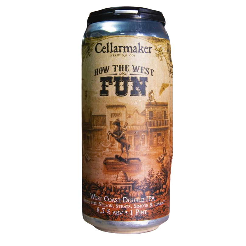 How the West Was Fun West Coast Double IPA by Cellarmaker Brewing Company 16 oz - SF Tequila Shop