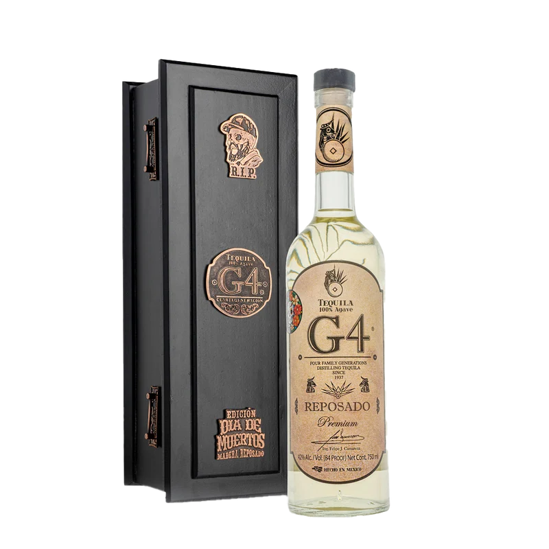 G4 Reposado de Madera Dia de Muertos ( Day of the Dead ) Edition Tequila (2023) with Gift Box 750ml