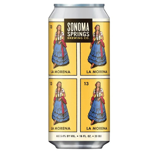 La Morena by Sonoma Springs Brewing Co. 16oz - SF Tequila Shop