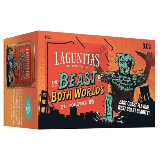 Lagunitas Beast of Both Worlds Bi Costal IPA 6pk 12oz cans