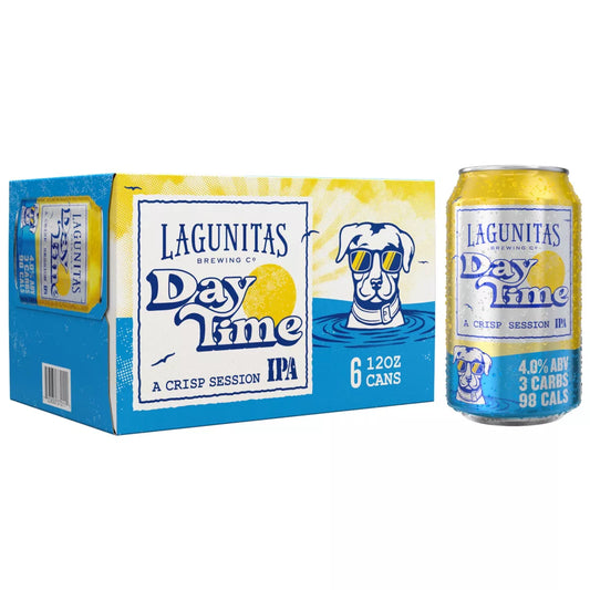 Lagunitas Day Time IPA Beer - 6pk/12 fl oz Cans - SF Tequila Shop