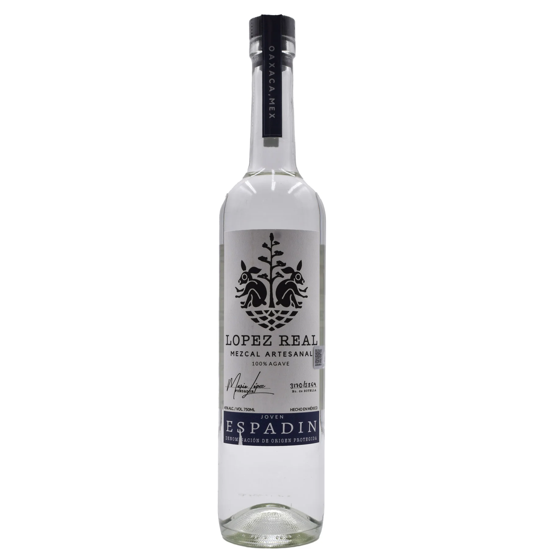 Lopez Real Mezcal Joven Espadín 750ML