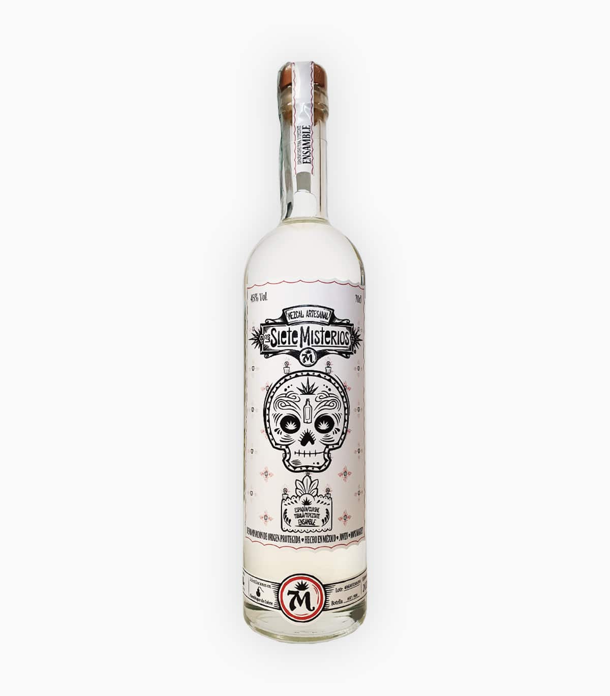 Siete Misterios Mezcal Espadin Tobala Cuishe Tepeztate Ensamble 750ML ...