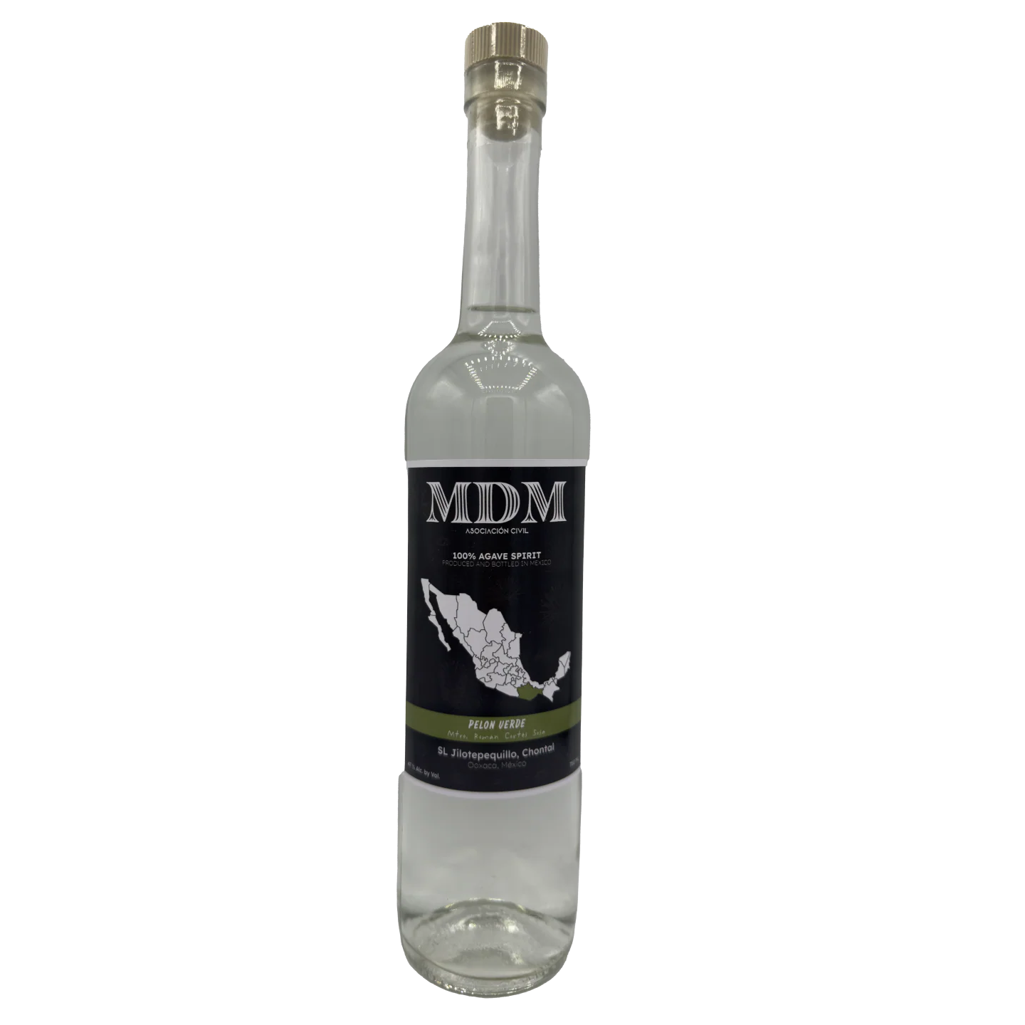 MDM Pelón Verde Jilotepequillo Chontal Oaxacan Agave Spirit 750ml