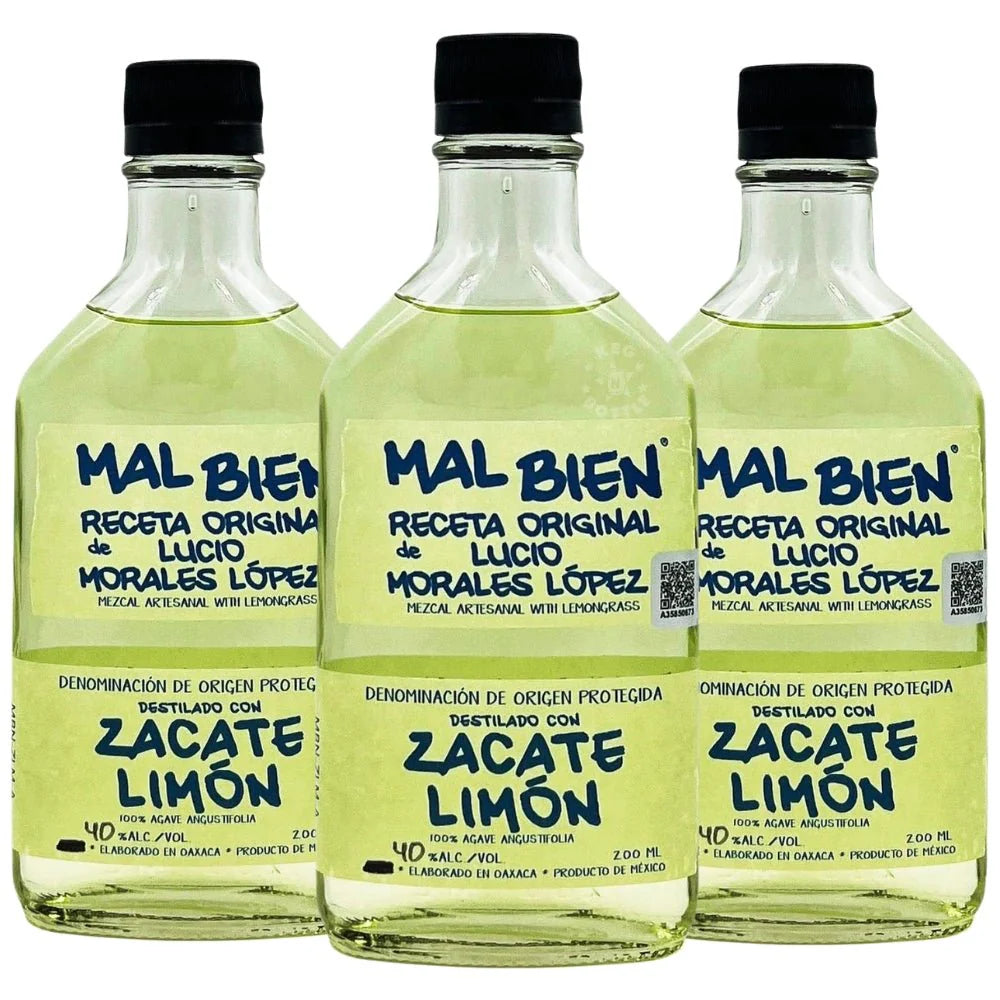 Mal Bien Zacate Limon Lucio Morales Lopez 200ml - SF Tequila Shop