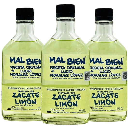 Mal Bien Zacate Limon Lucio Morales Lopez 200ml - SF Tequila Shop