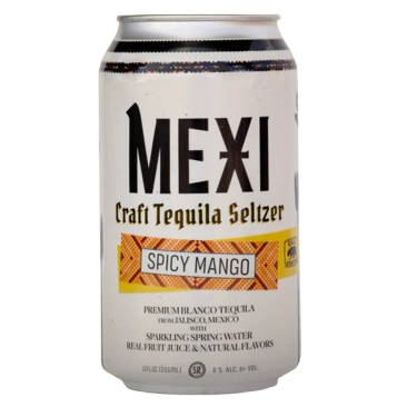 Mexi Craft Tequila Seltzer - Spicy Mango 4pk 12oz - SF Tequila Shop