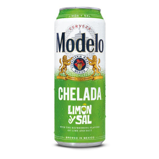 Modelo Chelada Limon Y Sal 24oz Can