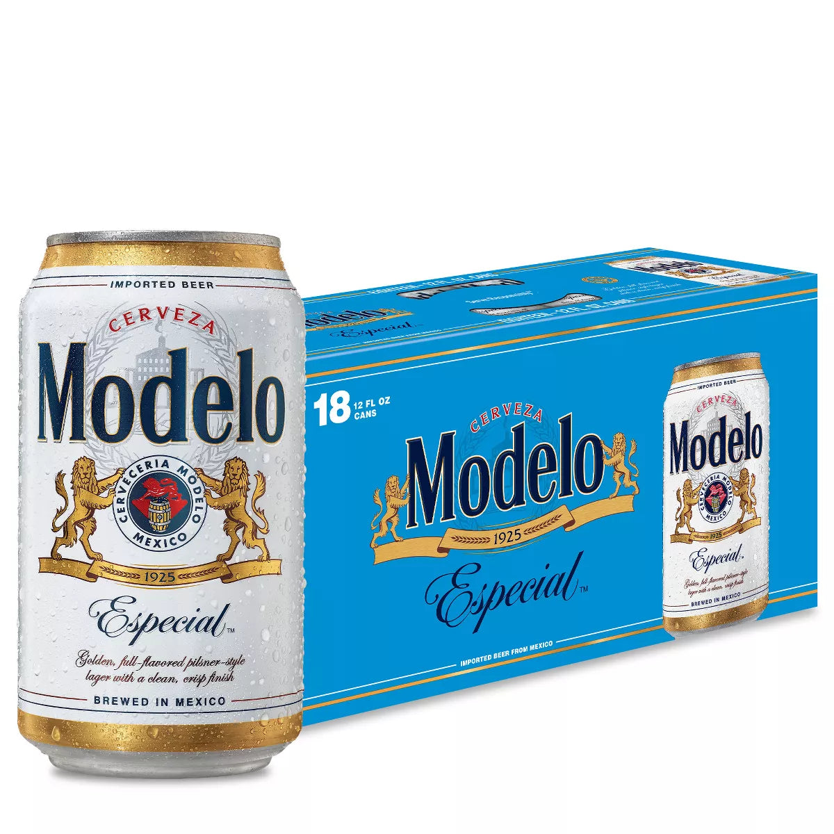 Modelo Especial Lager Beer - 18pk/12 fl oz Cans - SF Tequila Shop