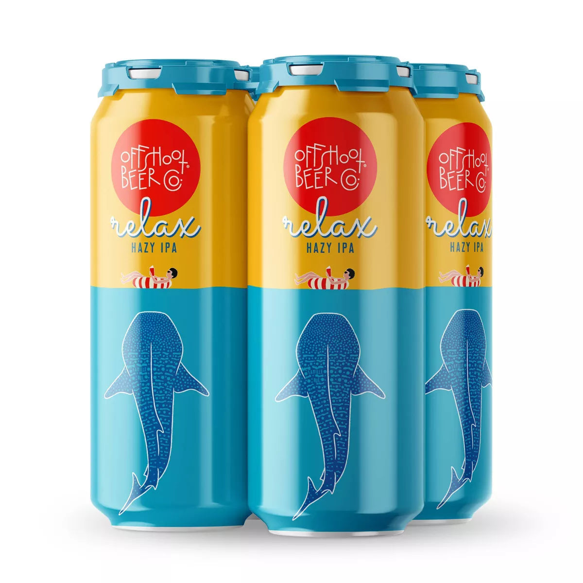 Offshoot Beer Co Relax Hazy IPA - 4pk/16 fl oz Cans SF Tequila Shop