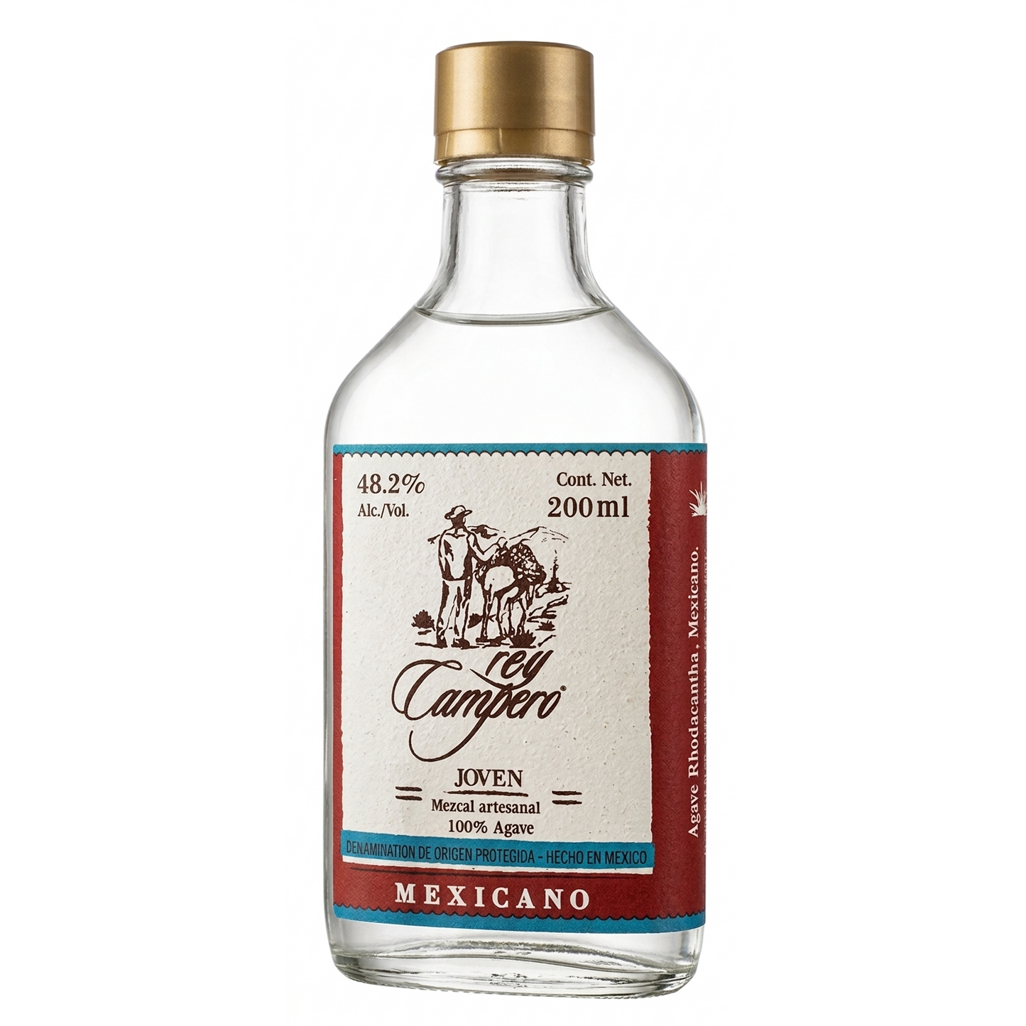 Rey Campero Mexicano Artesanal Mezcal 200ml - SF Tequila Shop