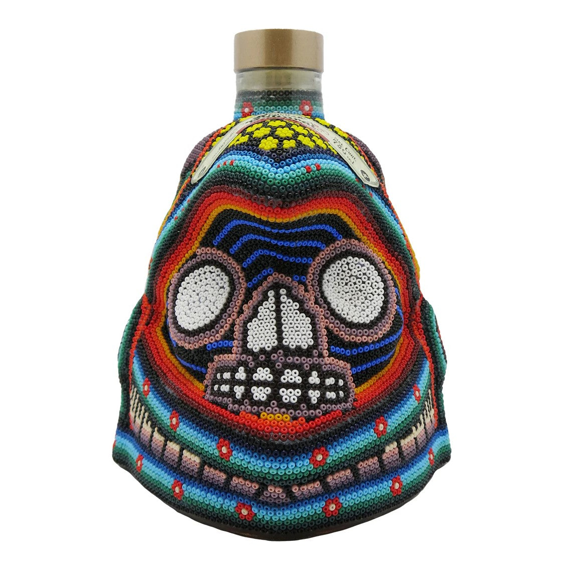 Riqueza Cultural Beaded Skull Anejo 750ml