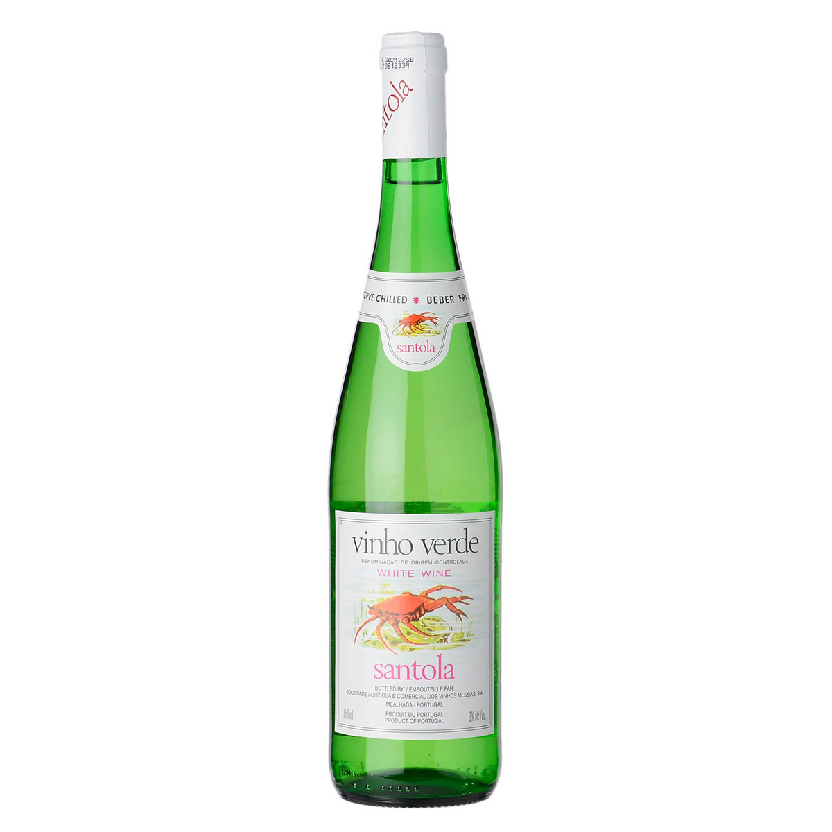Santola Vinho Verde Effervescent Portugese White Wine 2021 750ml - SF Tequila Shop