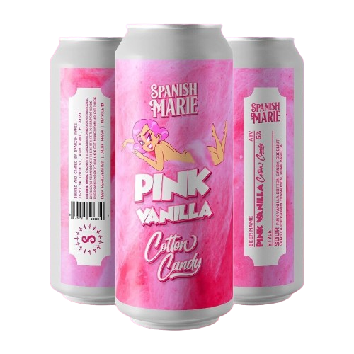 Spanish Marie Cotton Candy. Pink Vanilla. Sour Ale 16oz - SF Tequila Shop