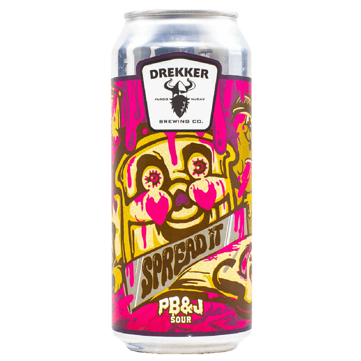 Spread It PB&J Sour  - Drekker Brewing Company 16oz - SF Tequila Shop