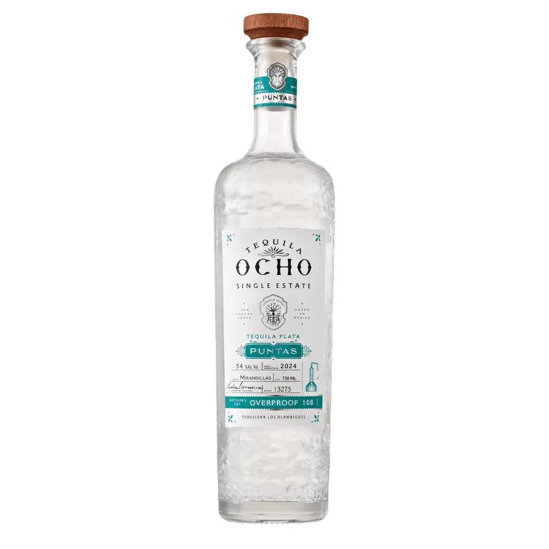 Tequila Ocho Plata Puntas 2024 Mirandillas 750ml