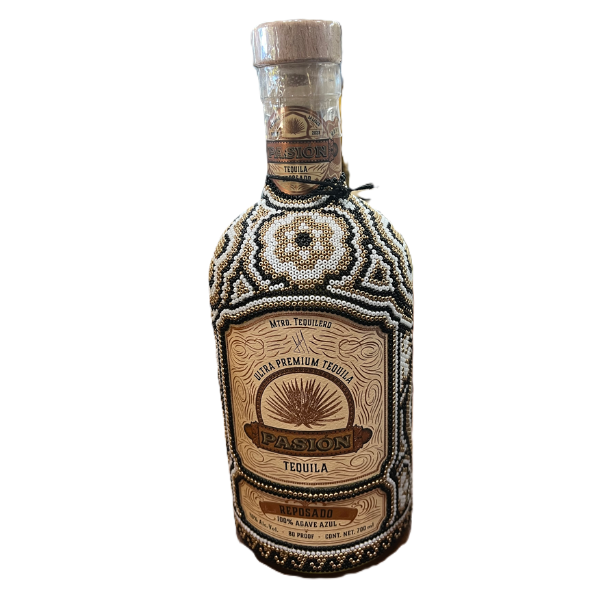 Tequila Pasión Beaded Reposado Tequila 750ml - SF Tequila Shop