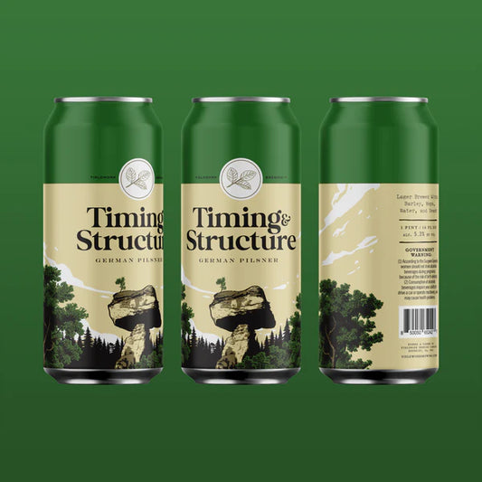 Fieldwork Brewing Timing & Structure German Pilsner 16oz. - SF Tequila Shop