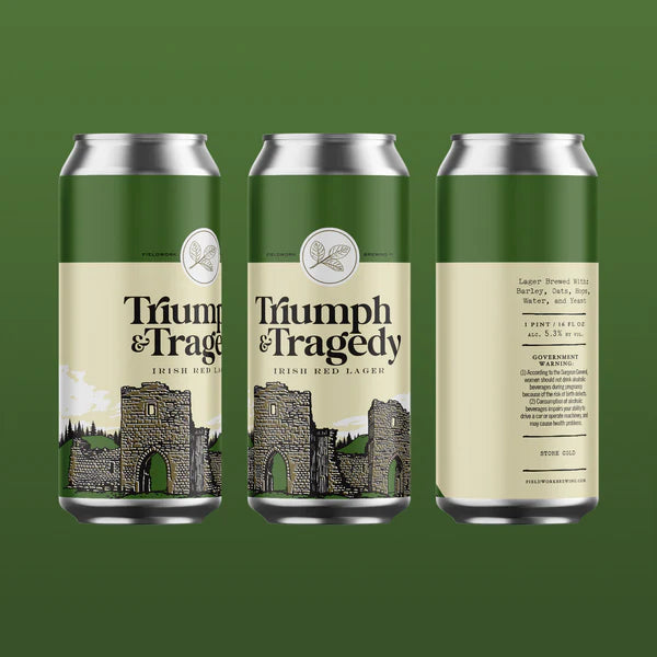Triumph and Tragedy Irish Red lager Westcoast IPA by Fieldwork Brewing Company 16oz. - SF Tequila Shop