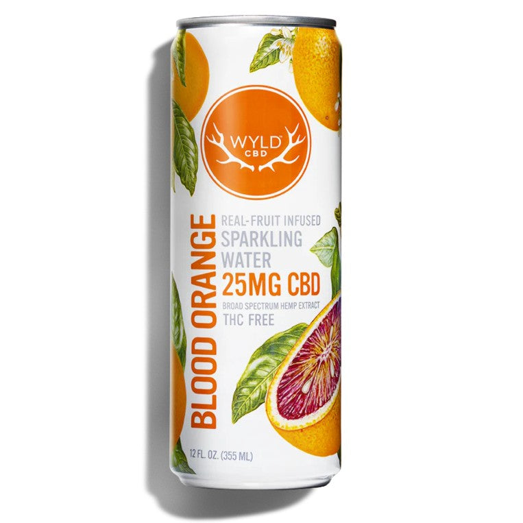 WYLD CBD Blood Orange Sparkling Water 12oz - SF Tequila Shop