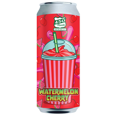 SLUSHY XL Watermelon Cherry by 450 North Brewing Co. 16oz.