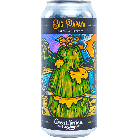 Big Papaya Tart Ale by Great Notion Brewing 16oz - SF Tequila Shop