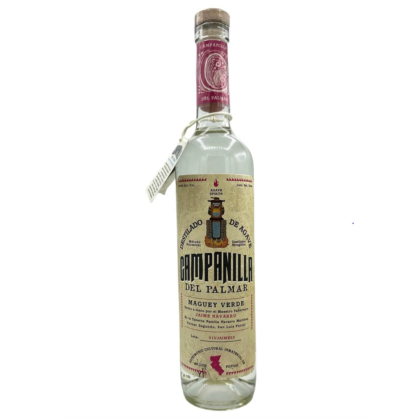 Campanilla Del Palmar Maguey Verde 750ml - SF Tequila Shop