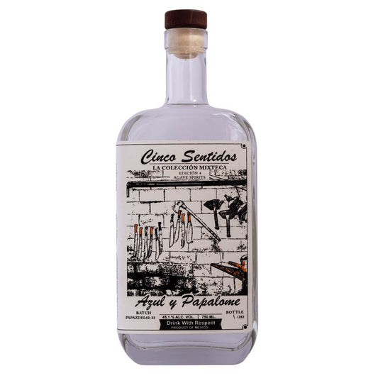 Cinco Sentidos (5 Sentidos) Coleccion Mixteca Azul y Papalome - SF Tequila Shop