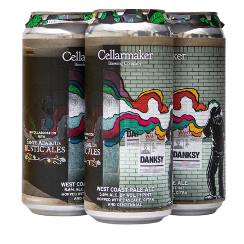Cellarmaker Danksy West Coast Pale Ale collab w/ Sante Adairius 16oz - SF Tequila Shop