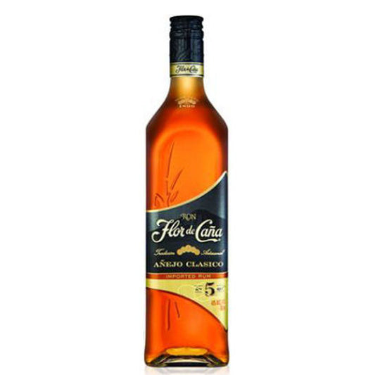 Flor de Caña 5 Year Old Añejo Clasico Rum 750ml - SF Tequila Shop