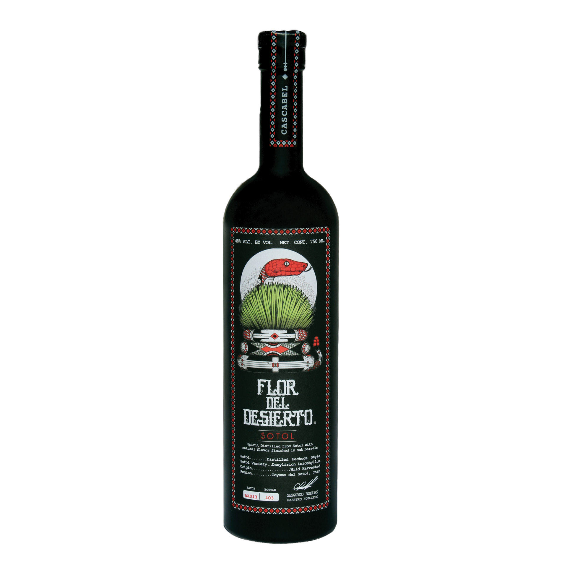 Flor de Desierto Cascabel Sotol 750ml - SF Tequila Shop