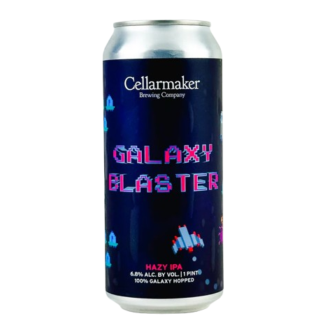 Cellarmaker Galaxy Blaster Hazy IPA 16oz