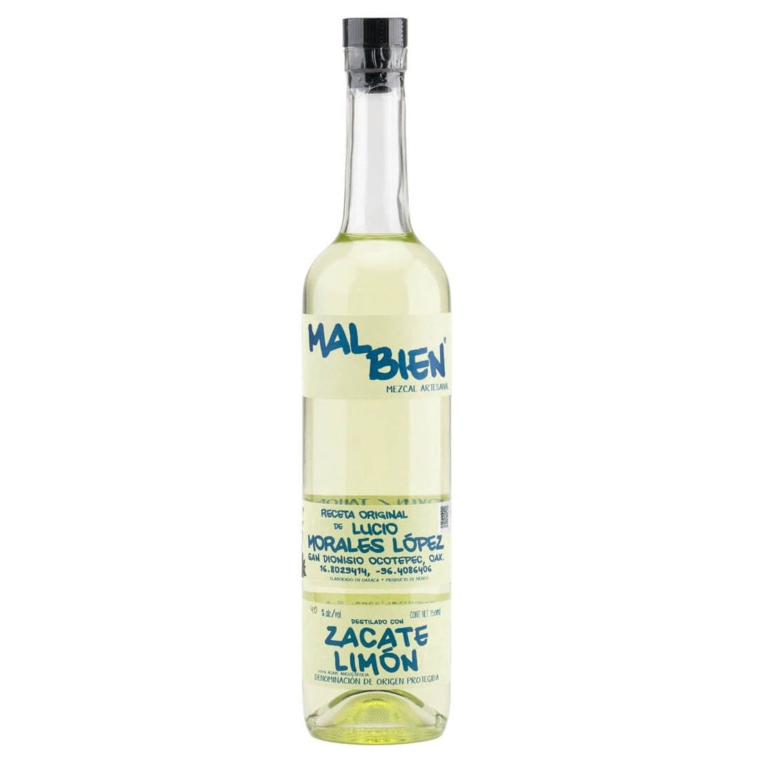 Mal Bien Lucio Morales Lopez Zacate Limon (Lemongrass) Mezcal 750ml - SF Tequila Shop