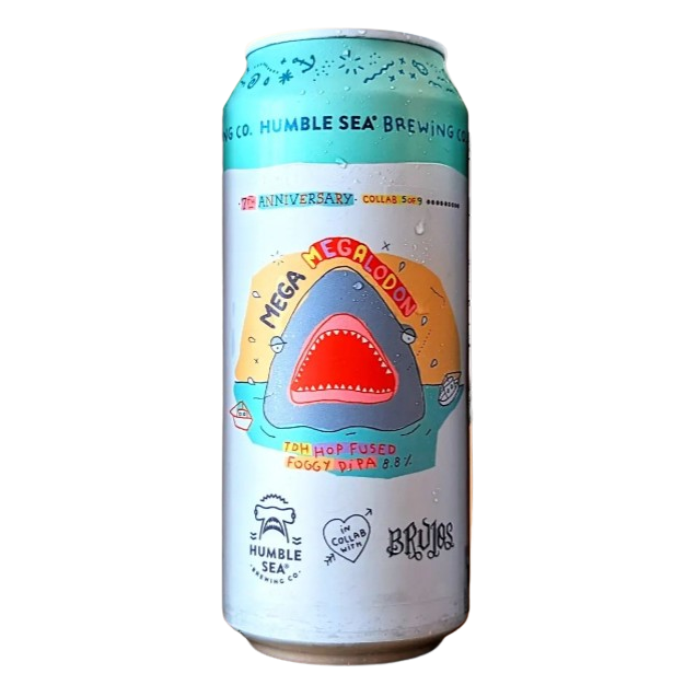 Mega Megalodon Foggy DIPA by Humble Sea Brewing Company 16oz. - SF Tequila Shop