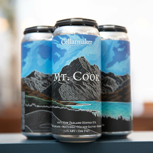 Mt. Cook Hazy West Coast IPA by Cellarmaker Brewing Company - SF Tequila Shop