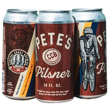 Central Coast Brewing PETE'S Pilsner 16oz - SF Tequila Shop