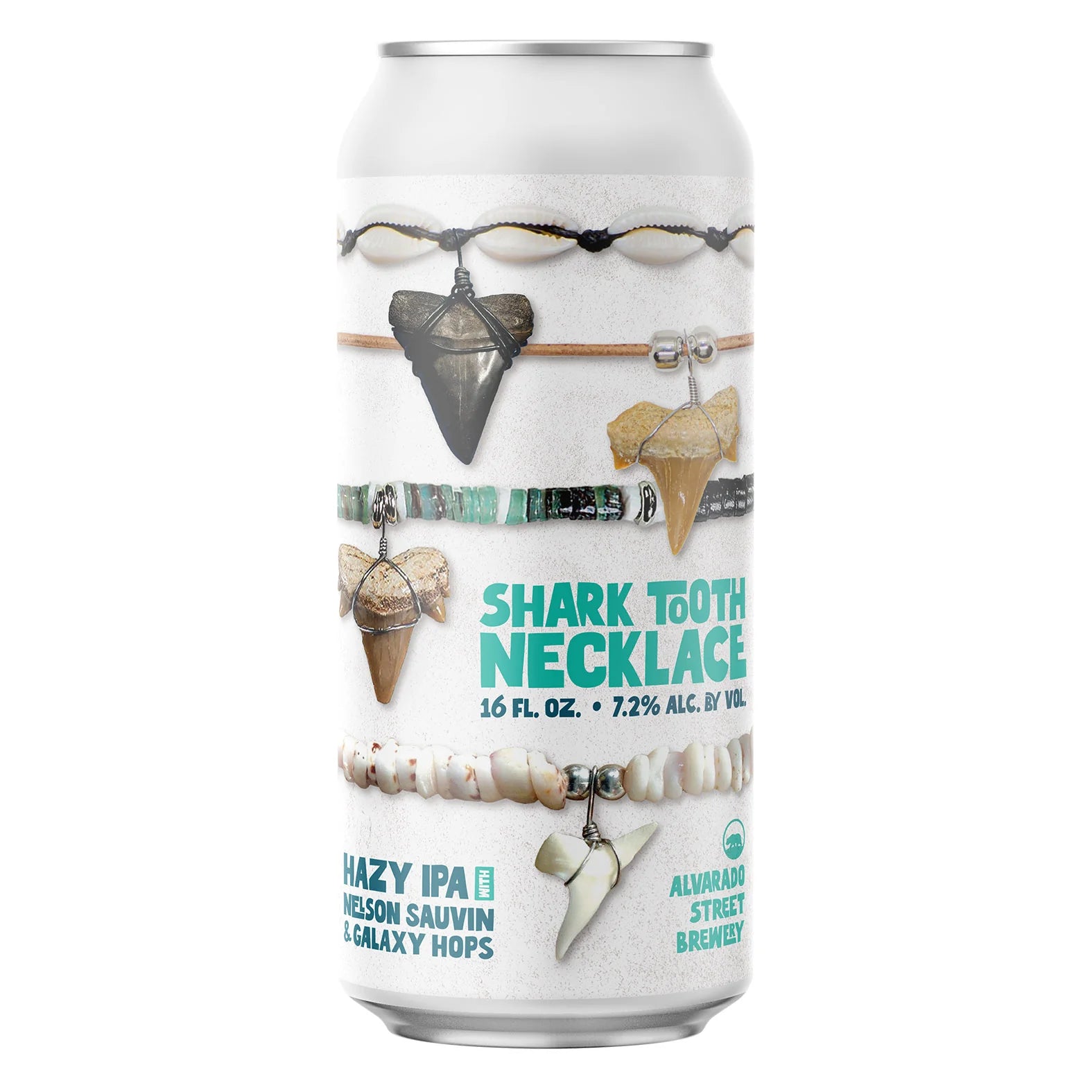 Shark Tooth Necklace Hazy IPA Alvarado 16oz. - SF Tequila Shop