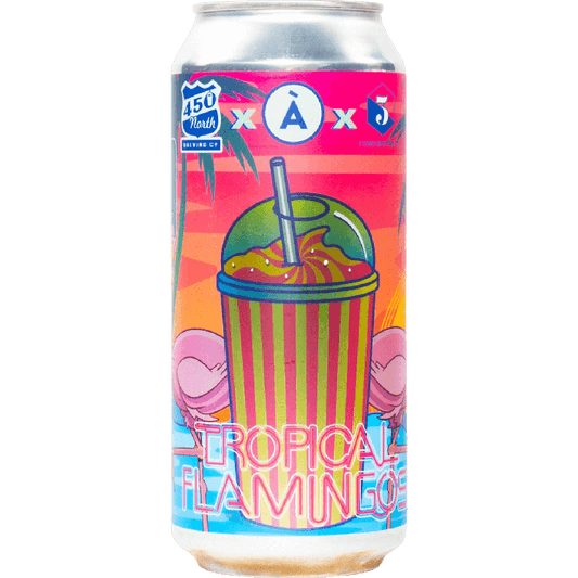 SLUSHY XL Tropical Flamingos Sour Smoothie Slushy 16oz - SF Tequila Shop