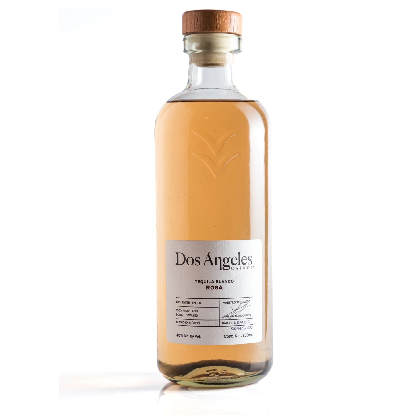 Dos Angeles Tequila Blanco Rosa 750ml - SF Tequila Shop